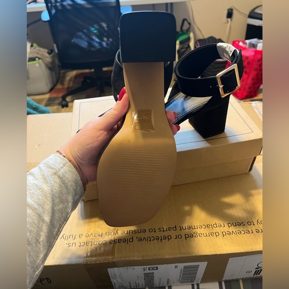 ASOS DESIGN Hopscotch Platform Heeled Sandals in Black. Brand New! - Picture 6 of 6